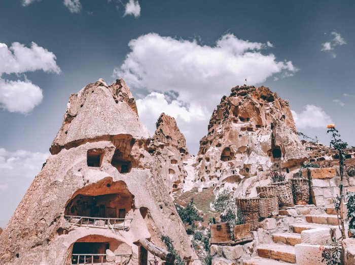 Exploring ancient ruins in Turkey